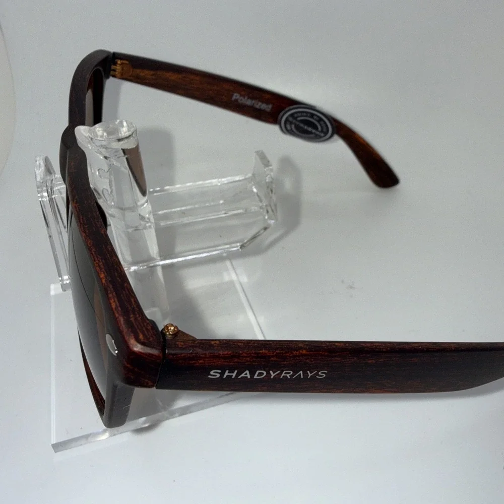 2 New pairs Shady Rays CL-15 Classic Timber - Sunglasses Polarized UV400 Protect